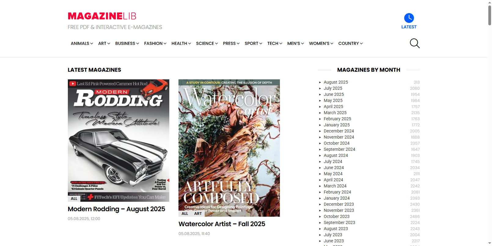 Magazinelib杂志库